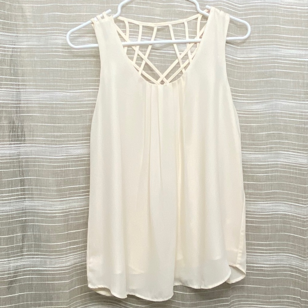 🍁SALE🍁 EUC PAPAYA CHIFFON BLOUSE